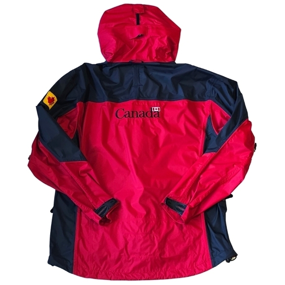 Spyder Red & Black Canada Shell Jacket Size Medium - Picture 2 of 10